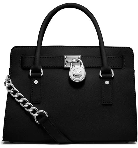 michael kors hamilton medium lock location|Michael Kors Hamilton leather.